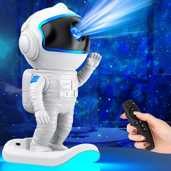 Astronaut Galaxy Projector, Star Projector Galaxy Night Light with Remote