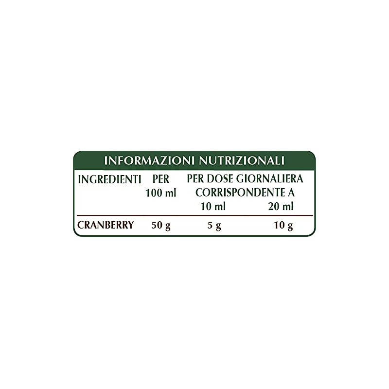 Dr Giorgini Cranberry Estratto Integrale - 200 ml