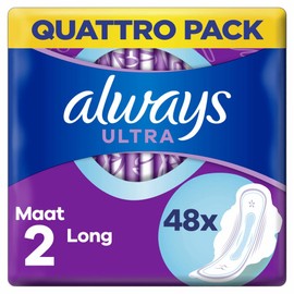 Always - Ultra Sanitary Napkin Long with Wings - 48 Pieces