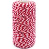 Cotton Twine Red and White Baker String 2mm Thick 328