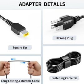 Cargador de 170 W compatible con adaptador ThinkPad P1 P53 P17 T15P ADL170NLC2A