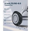RidTianTek 11 inch 70/80-6.5 Tubeless Rubber Tire for Segway Ninebot