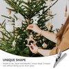 Operitacx Pack of 100 Multi-Purpose Iron Clips for Christmas Decoration