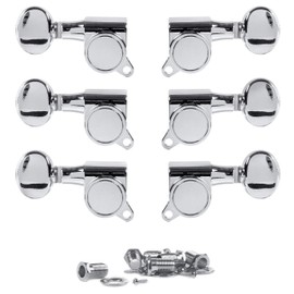 Golden Age Oval Knob 3+3 Tuners, Chrome