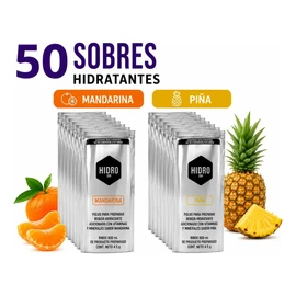 Bebida Hidratante Polvo Hidro 220 Paq 50 Sobres600ml Surtido