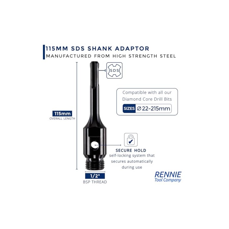 Pack Of 2 x SDS Drill Bit Adapters/Arbors For Use