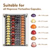 RECAPS Crystal Tempered Glass Coffee Pod Drawer Organizer Compatible with
