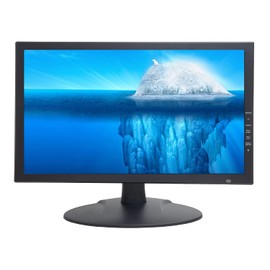 101AV 18.5 LED Security Monitor Accept downscaled Ultra HD 4K Image on HDMI & Standard Composite on BNC Input/Output, Build in Speaker, VESA Mount for CCTV Camera DVR Home Office 24/7 Surveillance