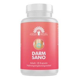 ADEMA NATURAL® Intestinal Nano Detox 14 Day Treatment – Detoxifying – Healthy Gut – Intestinal Bacteria – 28 Capsules Contents