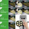 Tryme Solar Motion Sensor Outdoor Lights Octopus with Flexible Tripod