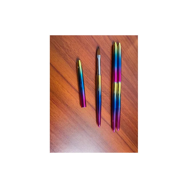 Pincel Kolinsky Profesional 8 Camaleon Uñas Acrílico 1pz