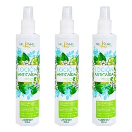 Locion Anticaida Nekane Pack De 3 Piezas De 300ml C/u
