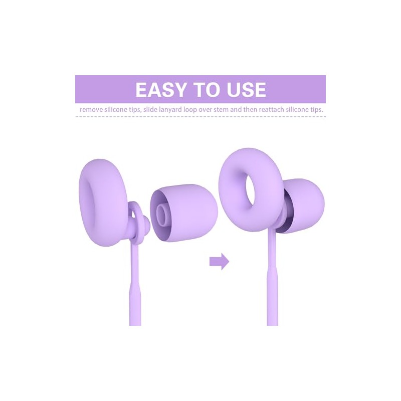 Cordón Para Tapones Para Los Oídos [2 Piezas] Con Cable