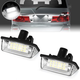 NEIFILES LED License Plate Light for Toyota Alphard 10 Wishes 10 Series Noah Voxy 60 70 Series License Lamp Crown Majesta 200 180 Series Estima 30 50 Series Estima Hybrid 20 Series Corolla Ranks Alex