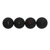 4PCS Squash Balls Set, 3 Single Dot and 1 Double