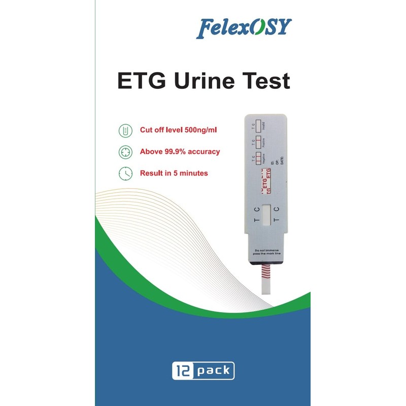 FelexOSY ETG Alcohol Urine Test Strips- at Home Testing Dip