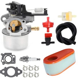 SANTUO Carburetor for Briggs and Stratton 111P02 121Q02 114P02 11P902 121S02 1121Q07 21S07 121S75 124Q02 Lawn Mower Carburetor with Air Filter 591137 590948