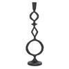 Bloomingville Decorative Cast Metal Taper Candle Holder, Black