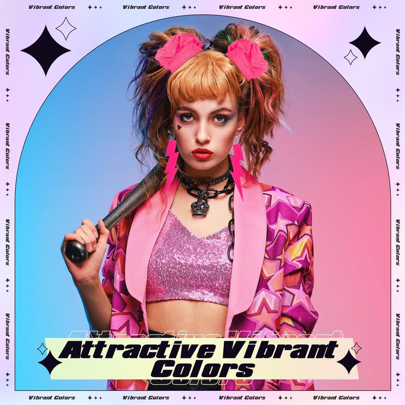 Sinmoe 8 Pack Neon Scrunchies for Hair 80s 4 Pairs