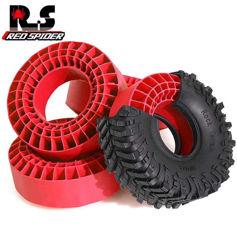 REDSPIDER 1.9 Crawler Tires(4PCS) Mud 1.9 Tires OD 4.72" with