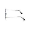 Lennon Style Clear Blue Flat Lens Round Retro Classic Sunglasses
