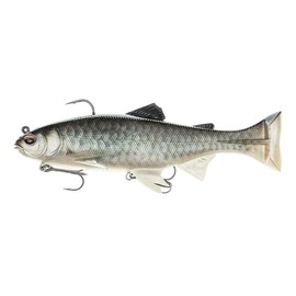 Imakatsu #S-511 Lazy Swimmer, 7-Inch, 3D Realism [Eco Compatible] 3DR Cold Crucius Silver