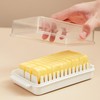 PESUMA Butter Dish with Lid for Countertop, Plastic Butter Container