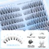 PHKERATA Wispy Lash Clusters Natural Eyelash Clusters 7-15 mm C