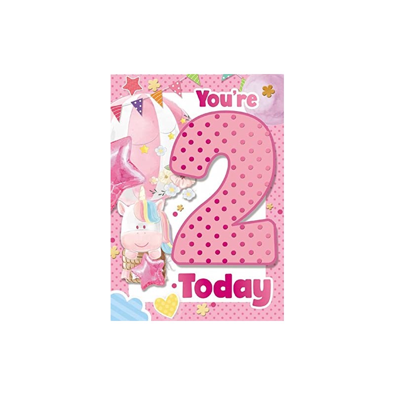 Sensations / Xpress Yourself you're 2 Today Happy Birthday Card