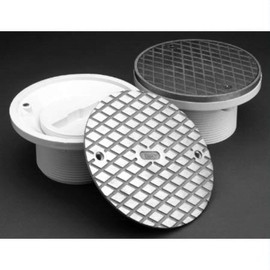 PROFLO PF42816 6" Brass Cover with 3-1/2" Adjustable Cleanout - N/A