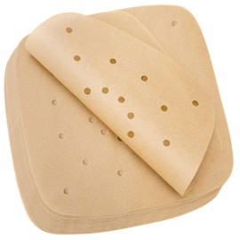 200pcs Air Fryer Parchment Paper Disposable Liner 8.5inch, Premium Perforated for Air Fryer, Streamer, Pans, No Burn, Easy Cleanup