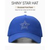 XMMAXFLOW Shiny Rhinestone Womens Baseball Caps Structured Adjustable Trendy Sun