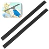 Professional Window Squeegee Rubber Replacement Blades 35cm 2 Pack, Double