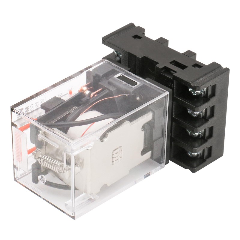 Weasch Power Relay MK2P-I, DC 12V Coil, DPDT, 8 Pin,