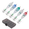 LED Underwater Fishing Lure Light Deep Drop Shape Waterproof Flashing
