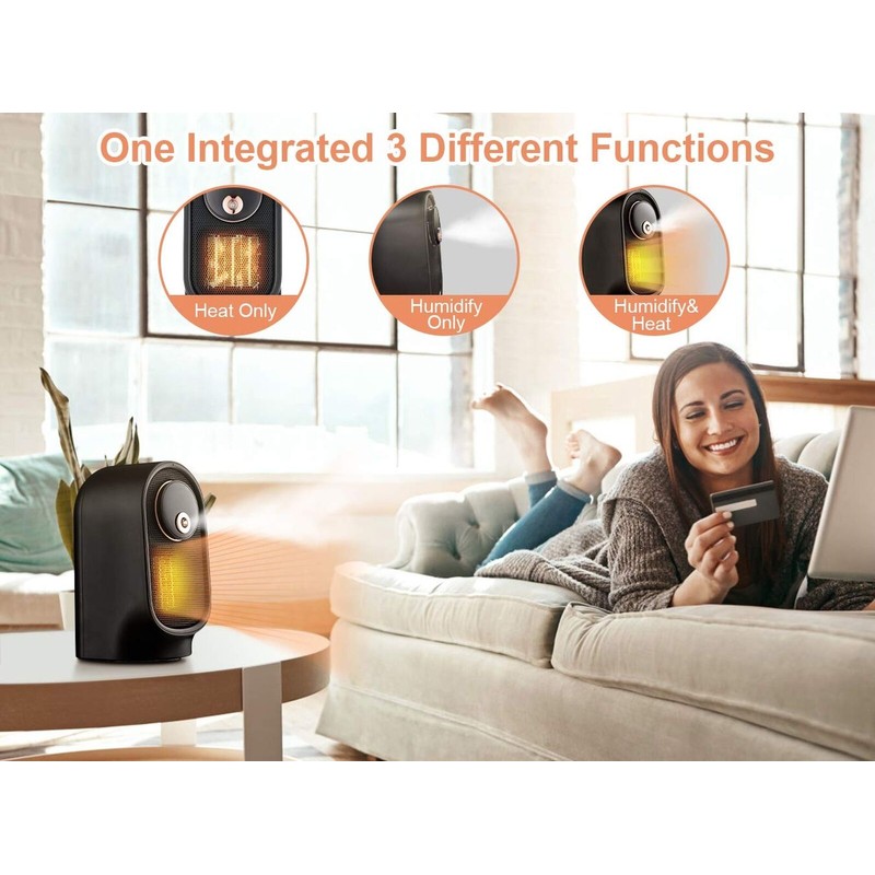 Geek Heat Space Heater, Portable Electric Heater with Humidifier Function,