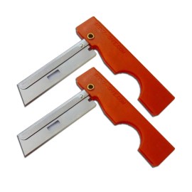 Derma-Safe Derma Safe Folding Razor Knife 2 pack Orange for SERE Survival Tool Kit Blade