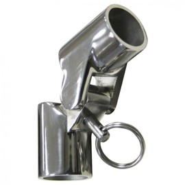 Bimini Joint with Locking Pin for Round Tube Diameter 25 mm Stainless Steel V4A 1 Piece A4 AISI 316 Boat Railing AISI316 Bimini