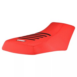 Yamaha 2016 - 2023 Yamaha Grizzly 700 Seat Cover  all RED/ BLACK ribs #344
