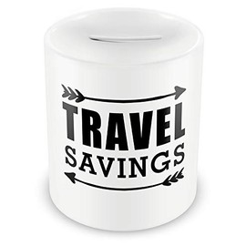 Samunshi® Holiday Fund Money Box Holiday Money Gift Travel Savings Money Gift World Money Box Travel Money Box Adult