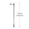 Evemodel LQS10W 10pcs Model Railway Train Lamp Post Street Bright