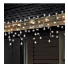 Unbranded Christmas Traditional LED Mini Light Set Cool White 6 Ft. 100 Lights White