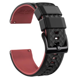 Ritche Christmas Stocking Stuffers 24mm Silicone Watch Bands Quick Release Rubber Watch Bands for Men and women