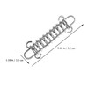 Gatuida 1 Set Outdoor Spring Hook Buckle for Camping Tent