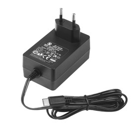 AC to DC 5V 3A Power Supply, Plug USB Type C, Plug EU