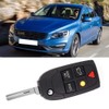 KIMISS 5 Buttons Folding Flip Car Key Case Shell Protect