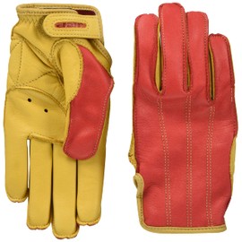 JRP WS LBS Motorcycle Gloves Women's Gloves Red/Tan