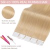 20 + 40 Pieces Real Hair Tape Extensions