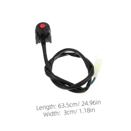 Ciieeo 2pcs Motorcycle Stop Button Push Button Switch for ATV Dirt Bike Scooter Rapid Ignition with Intuitive Design for Enhanced Control and Safety