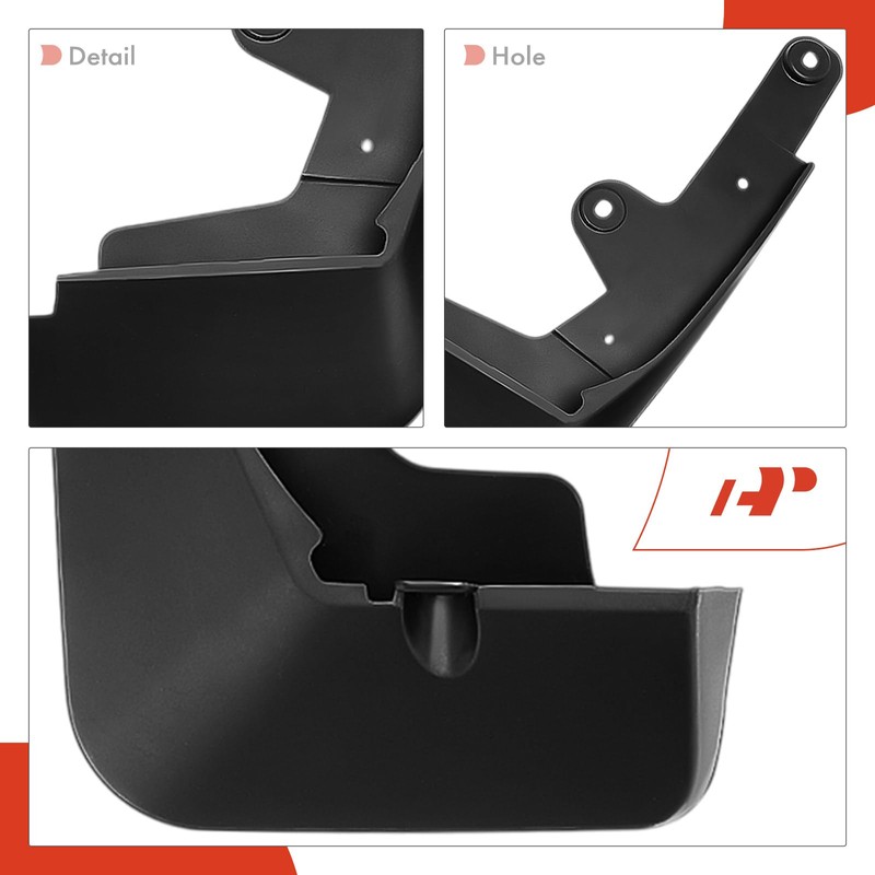 A-Premium Set of 4PCS Mud Flaps Splash Guards Mudguards Mudflaps